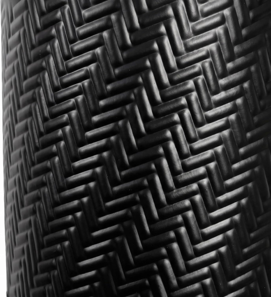 Relaxdays Blumenständer 2er Set, Metall, 2 Grössen, mit Gestell, schwarz, schwarz