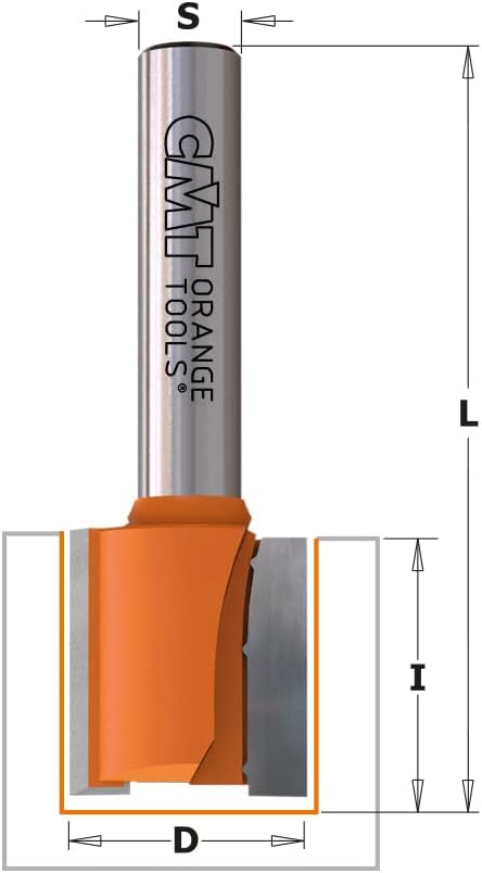 CMT Orange Tools 911.190.11 – Fräser Gerade HM S 8 D 19 x 20