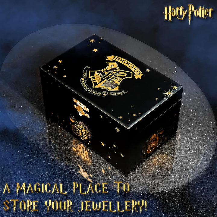 Harry Potter Schmuckaufbewahrung Geschenke Schmuckkästchen Magische Aufbewahrung mit Spieluhr und Sp