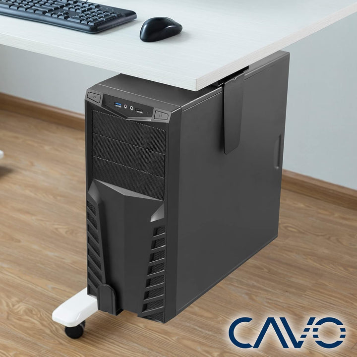 CAVO Desktop PC-Halterung CH-LOCK-360-S schwarz 88 x 516 mm bis 10 Kg PC-Halter CH-LOCK-360 schwarz,