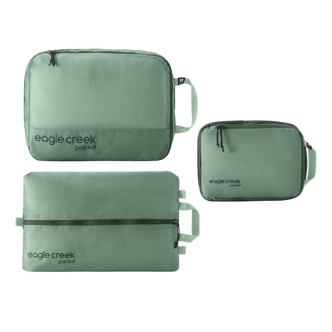 Eagle Creek Pack-It Essentials Set I 3-teilig für Kofferorganisation I Shoe Sac, Clean/Dirty Packwür