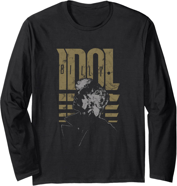 Billy Idol - Profile Langarmshirt