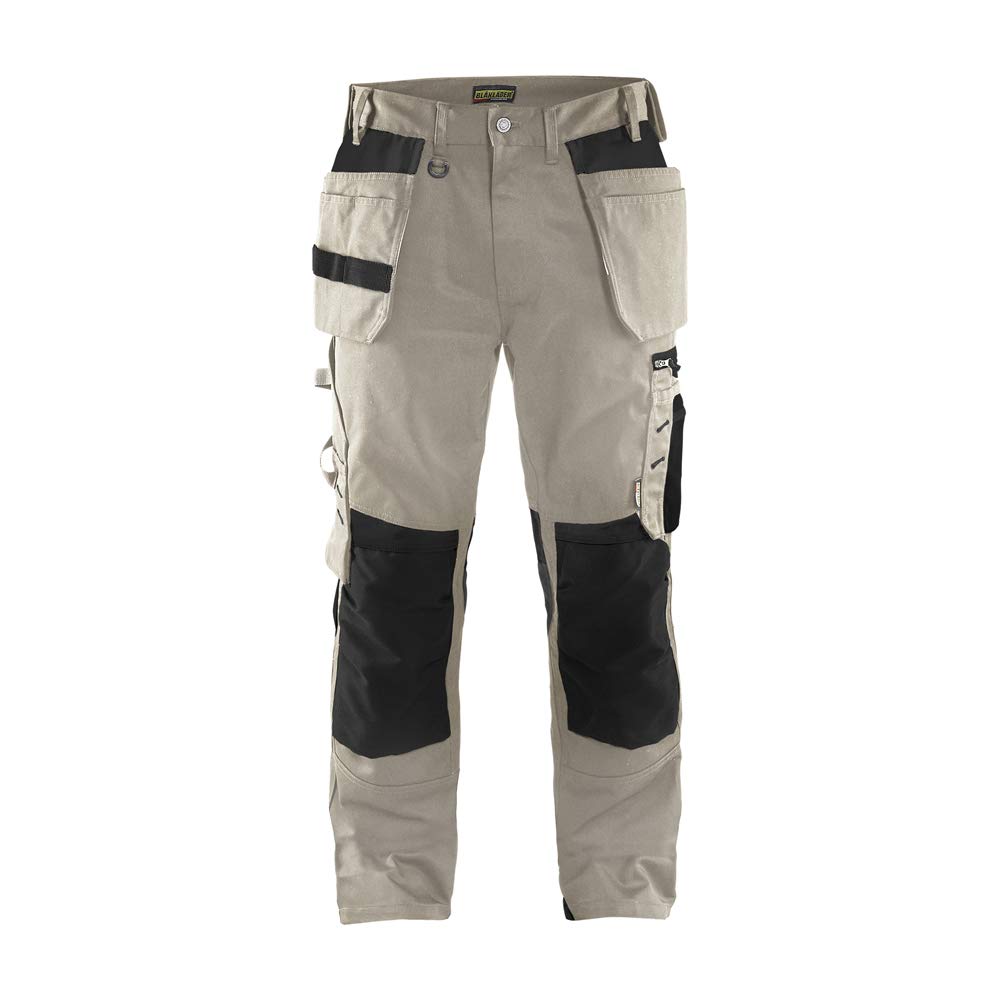 Blaklader 155518602799D84 Handwerker Arbeitshose, Steingrau/Schwarz, Grösse D84