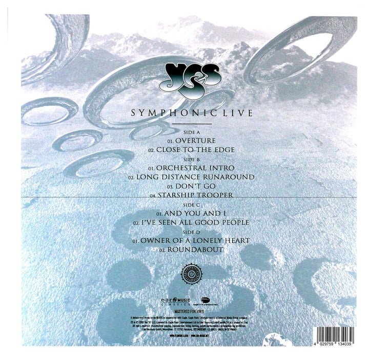 Yes: Symphonic Live Live in Amsterdam 2001 [2xWinyl], Vinyl