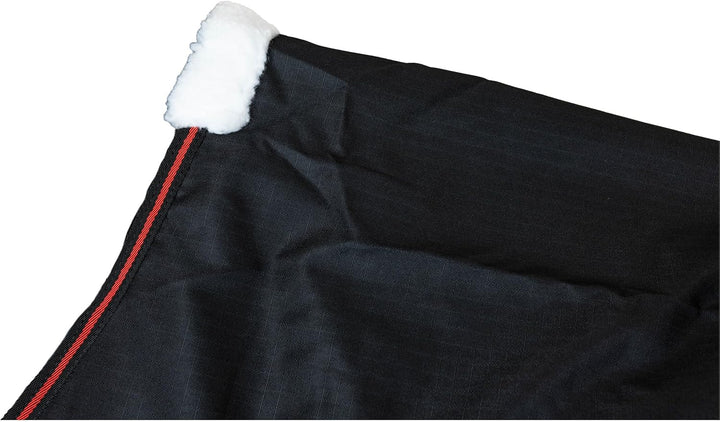 RL24 - Weidedecke Basicline 600D Schwarz/Rot 85 cm (50g) Schwarz/Rot 85cm (50g/m² Füllung), Schwarz/