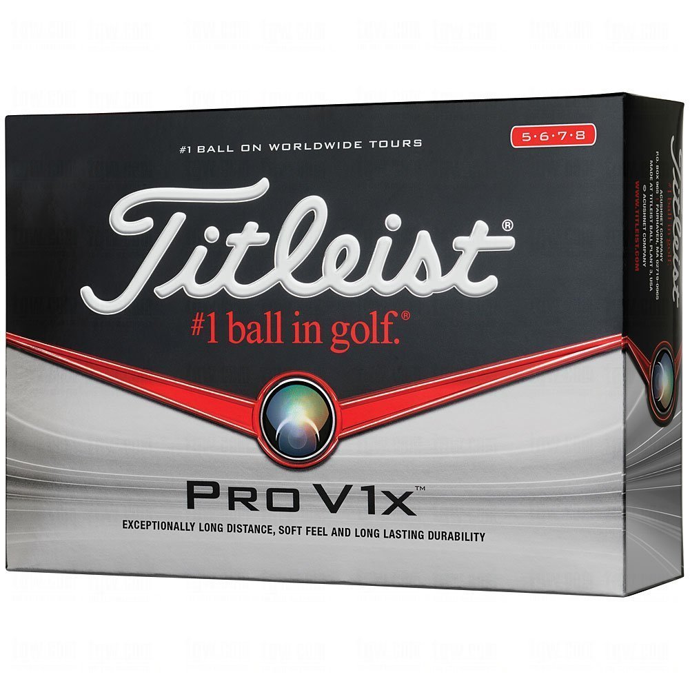 Titleist Pro V1x Golfbälle der ersten Generation (EIN Dutzend) Standard-Grössen (1-4), Standard-Grös