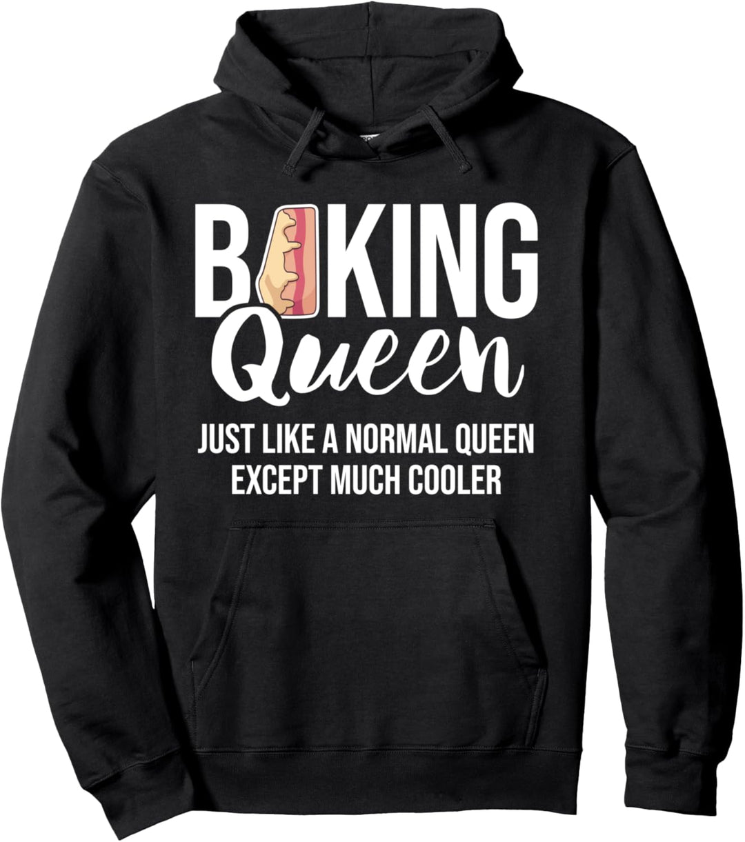 Lustiger Konditorin Bäckerin Pâtissière Backen I Königin Pullover Hoodie