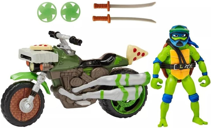 Teenage Mutant Ninja Turtles - Drive N Kick Cycle W/Figure