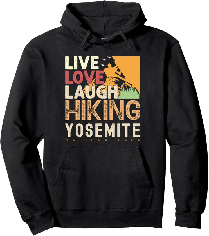 Yosemite National Park Camping Pullover Hoodie