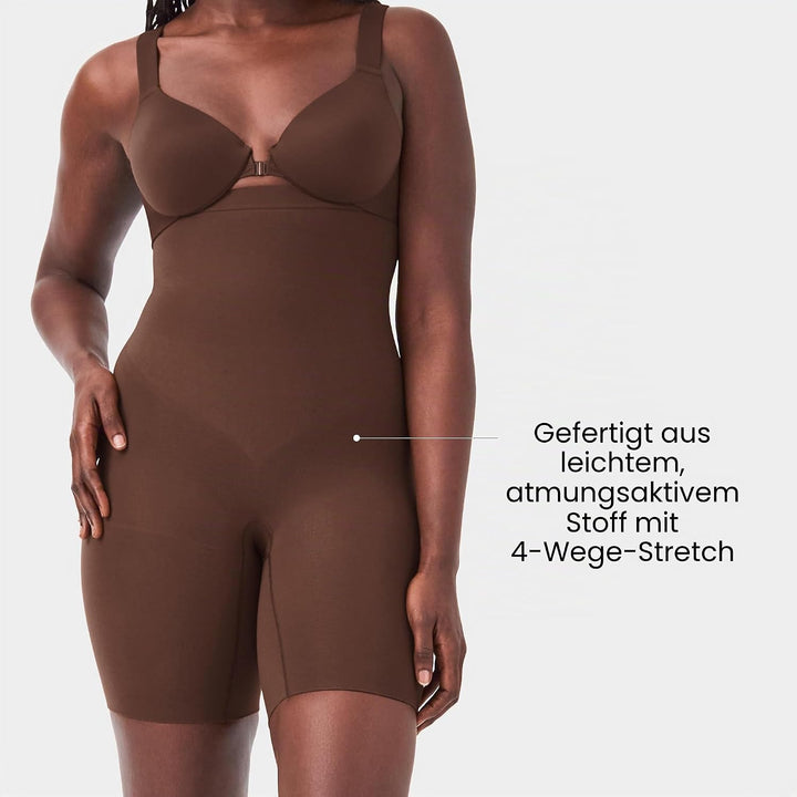 Spanx Damen Higher Power Short Waist Shapewear M Chestnut Brown, M Chestnut Brown