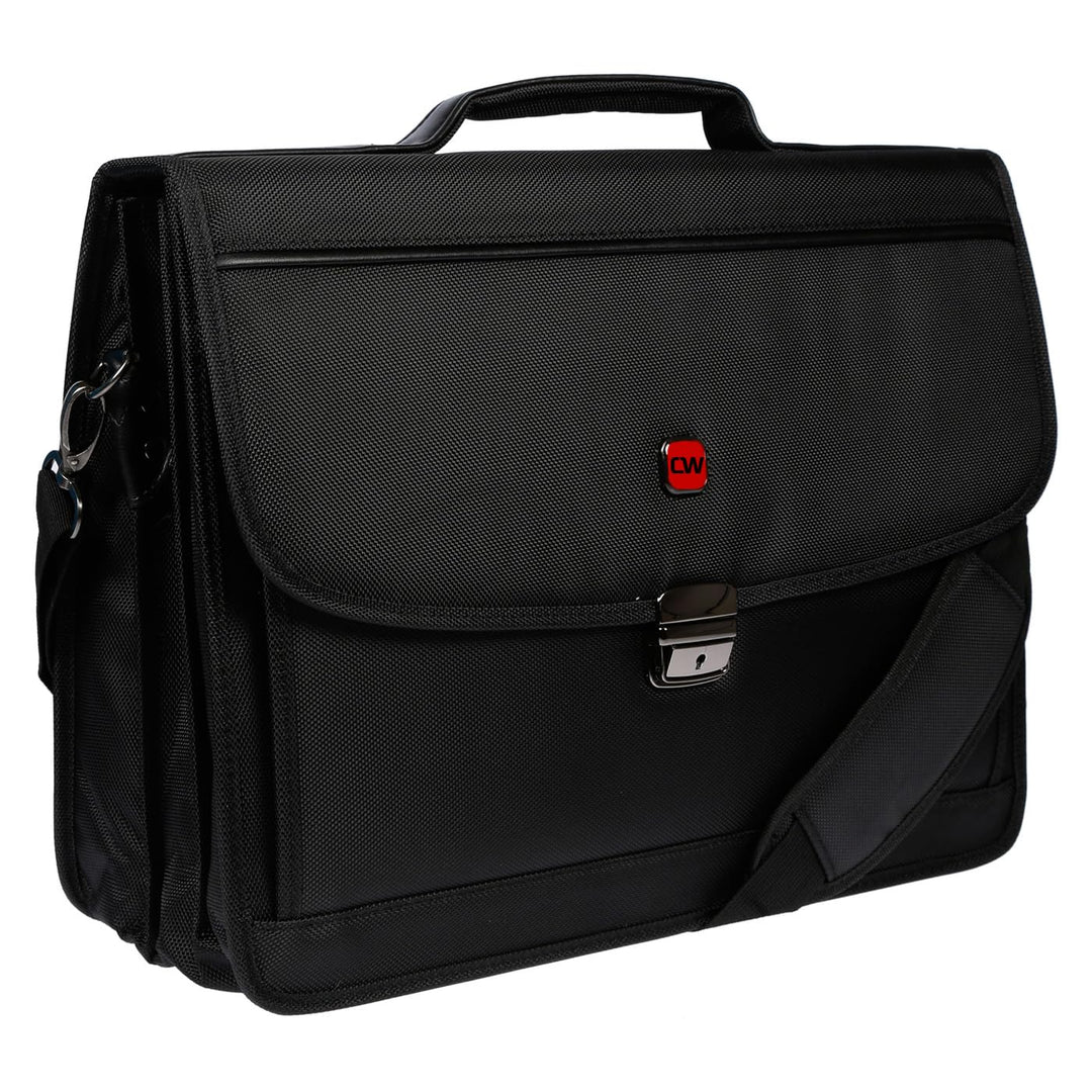 Christian Wippermann grosse Herren Damen Laptoptasche - Aktentasche Business Taschen - mit einem gep