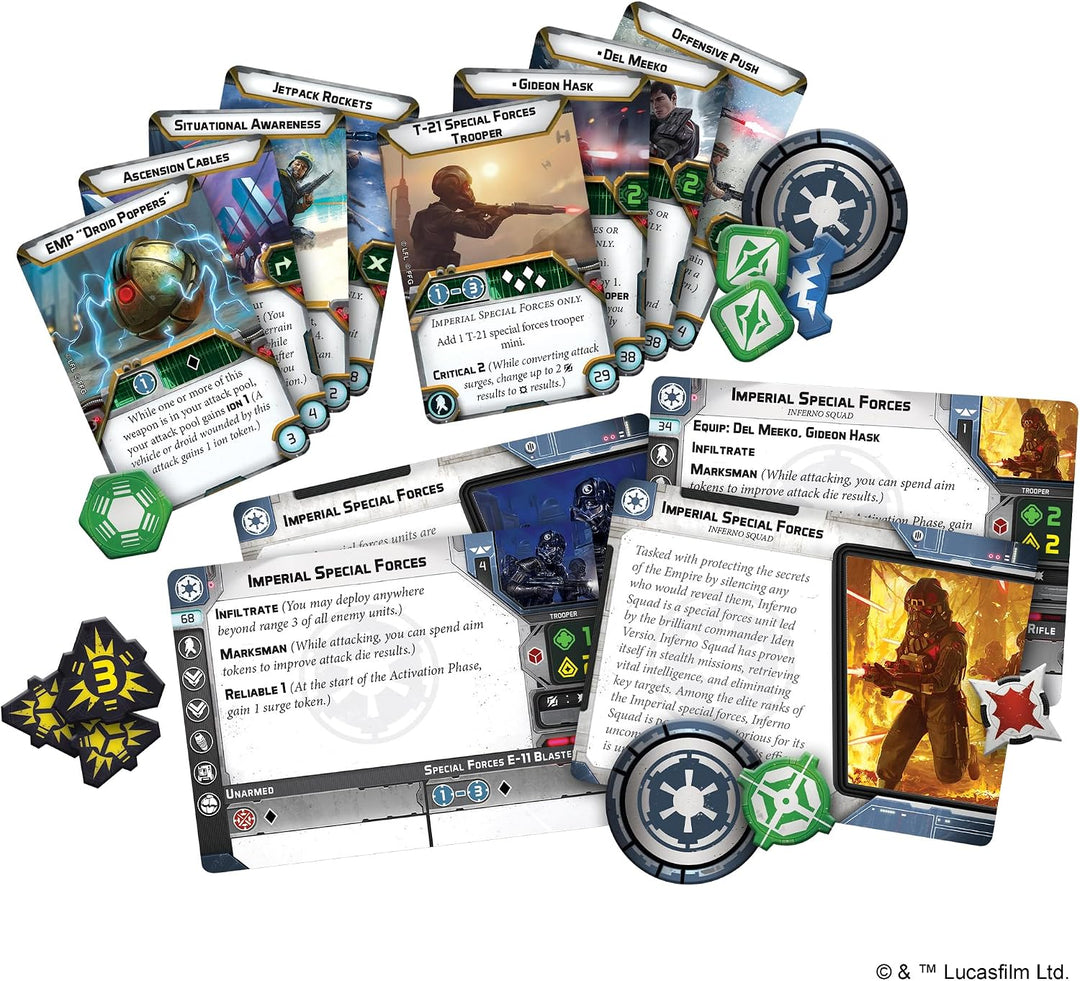 Atomic Mass Games, Star Wars Legion: Galactic Empire Expansions: Inferno Squad Unit, Unit Expansion,