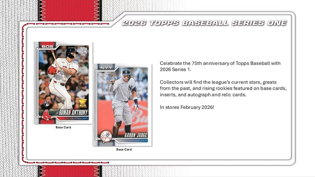 2026 Topps Baseball Series 1 Vorteils-Blaster-Box