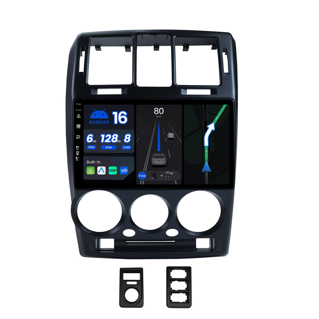 [6G+128G] Android 16 Autoradio Passt für Hyundai Getz (2002-2011) - Eingebaut DSP/Carplay/Android Au