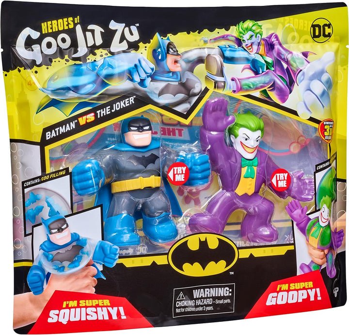 Heroes of Goo Jit Zu in der DC-Versus-Packung – Batman vs. Joker – elastische, biegsame und verformb