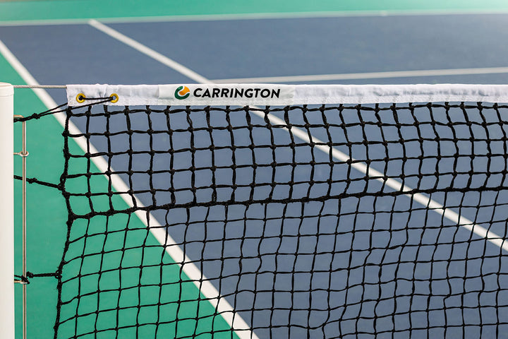 Carrington Tennisnetz Profi 12,7 x 1,05m - Knotenloses Netz PE 3,5 mm - mit UV-Schutz - Wetterfest -