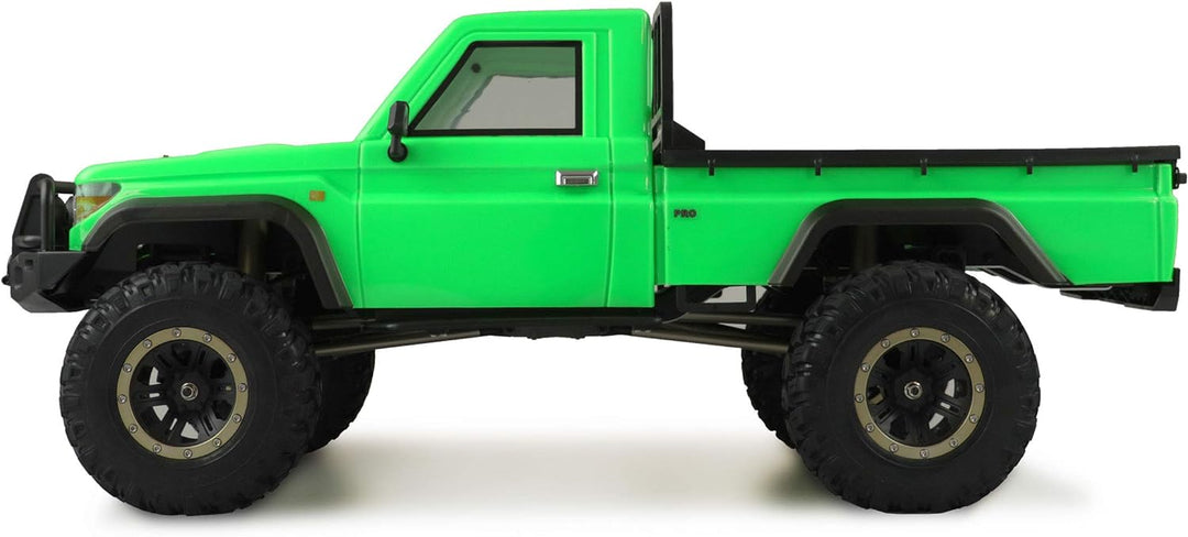 Amewi 22471 AMXRock RCX8P Scale Crawler Pick-Up 1:8, ferngesteuertes Fahrzeug, RTR, grün