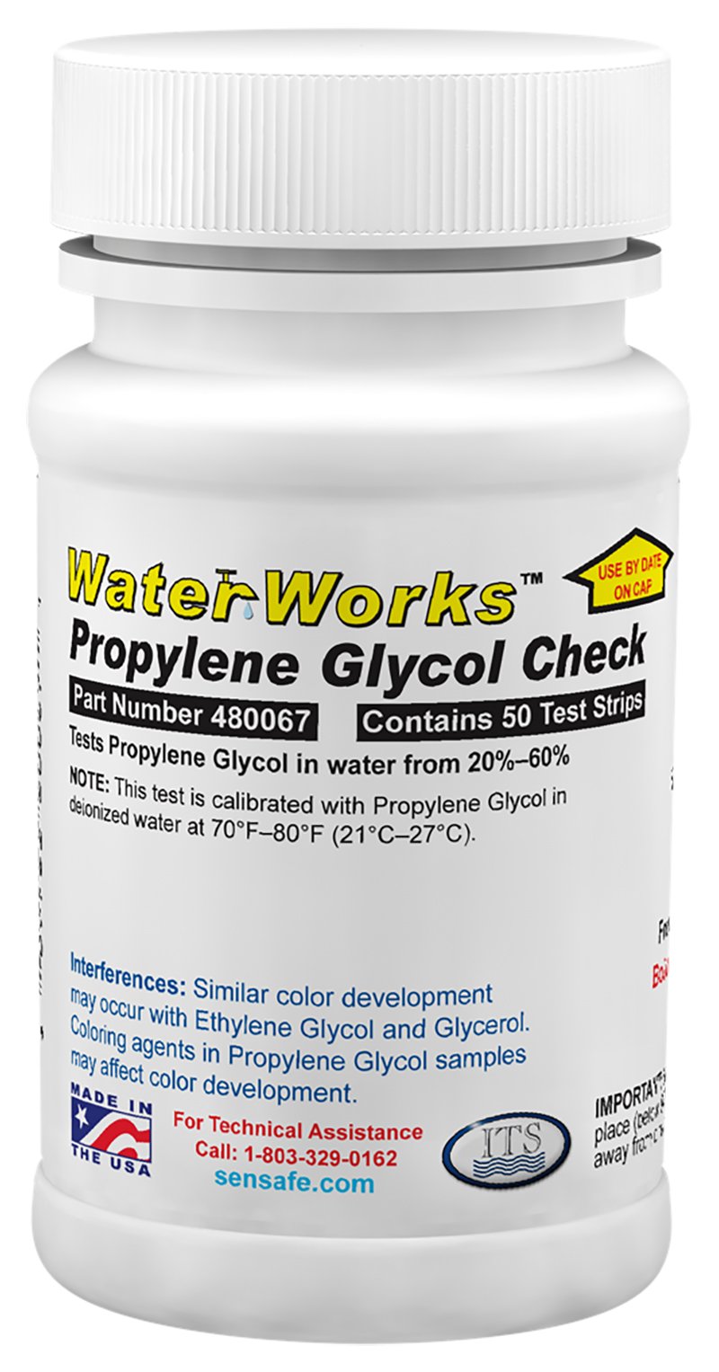 Industrial Test Systems 480067 Waterworks Propylen Glycol Check Teststreifen