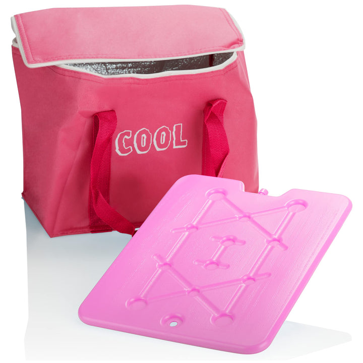 com-four® Kühltasche mit Kühlelement - Faltbare Thermo-Kühlbox - leichte Isoliertasche für Camping &amp;