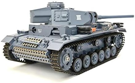 RC Panzer "Kampfwagen III" 1:16 Heng Long -Rauch&amp;Sound - mit Stahlgetriebe und 2,4Ghz Fernsteuerung