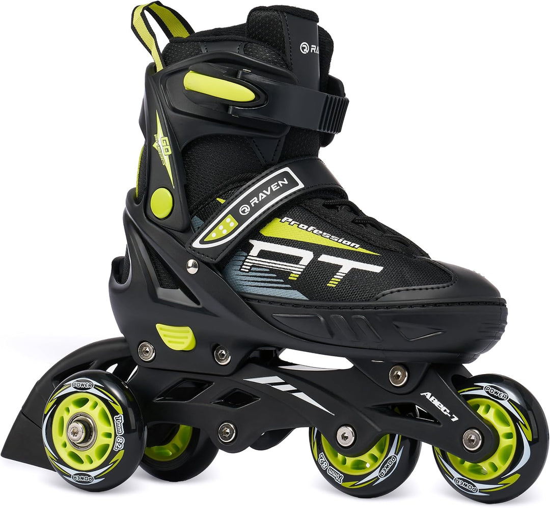RAVEN Profession 3in1 Inlineskates Triskates Rollschuhe Inliner für Kinder und Erwachsene verstellba