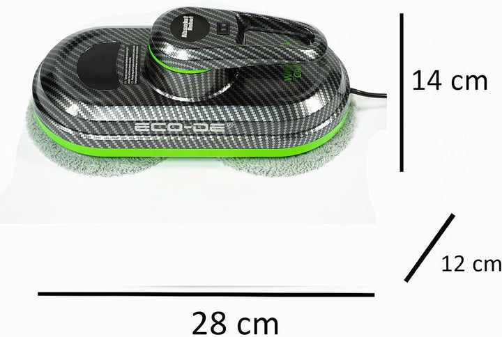 ECO-DE Fensterputz-Roboter WINCLEAN, Fensterreiniger, 3 Programme, inkl. 12 Mikrofasertücher