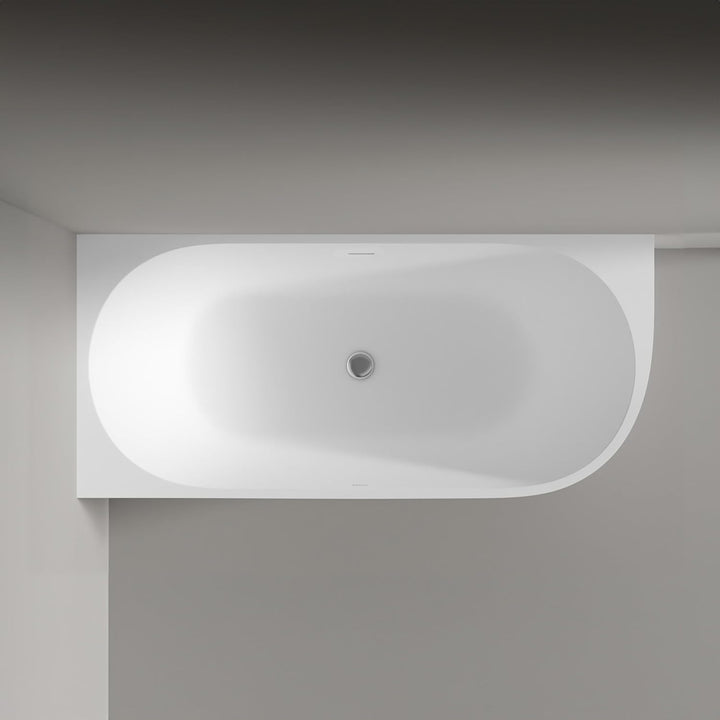BERNSTEIN Eck-Badewanne aus Sanitäracryl Wanne mit Doppelwandiger Konstruktion 170 x 78 x 60 cm - 5