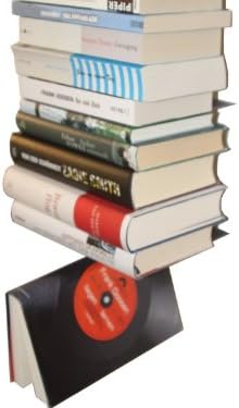 Bücherturm 170 cm (für 1,80 m Bücher) anthrazit Bücherregal Wandregal