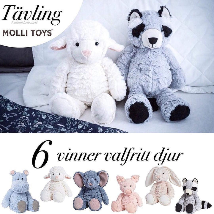 Mollis Kuscheltier - Kuschelschwein - 36 cm - Plüschtier-Schwein - Kinder-Kuscheltier - weiches Stof