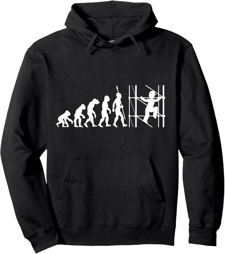 Beruf Gerüstbauer Gerüstbau Gerüster Evolution Fun Lustig Pullover Hoodie