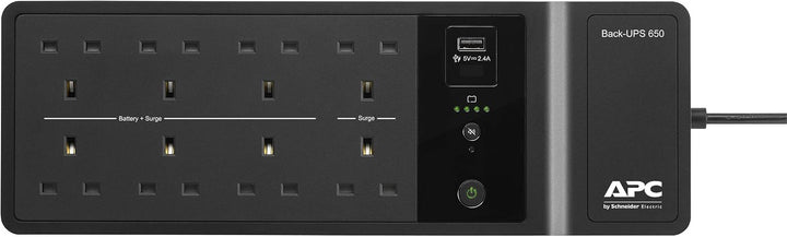 APC by Schneider Electric Back-UPS ES - BE650G2-UK - Unterbrechungsfreie Stromversorgung 650VA (8 Au