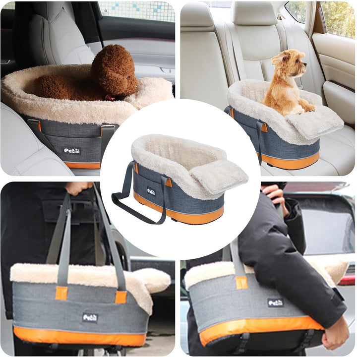 Hunde-Autositz-Konsole, tragbarer Haustier-Autositz, Armlehne, Mittelkonsole, Haustier-Autositz, Hau