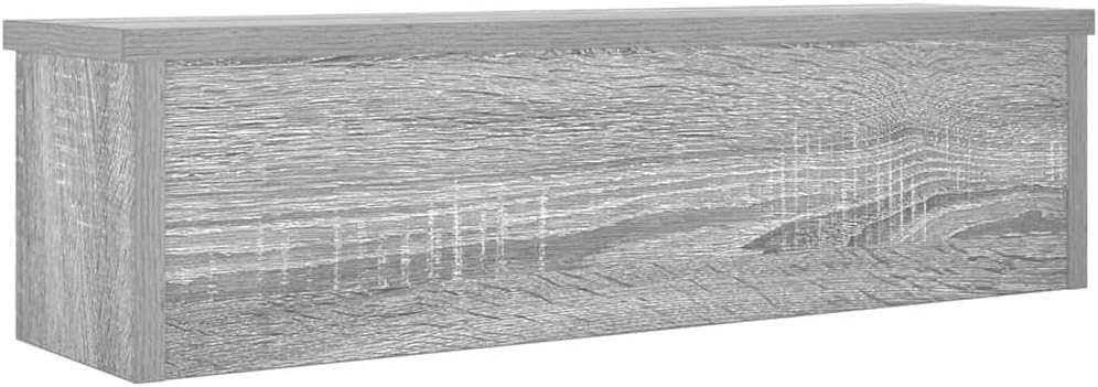vidaXL Küchenregal Stapelbar Grau Sonoma 50x15x16 cm Holzwerkstoff, Küchen-Aufbewahrungsregal, Gewür