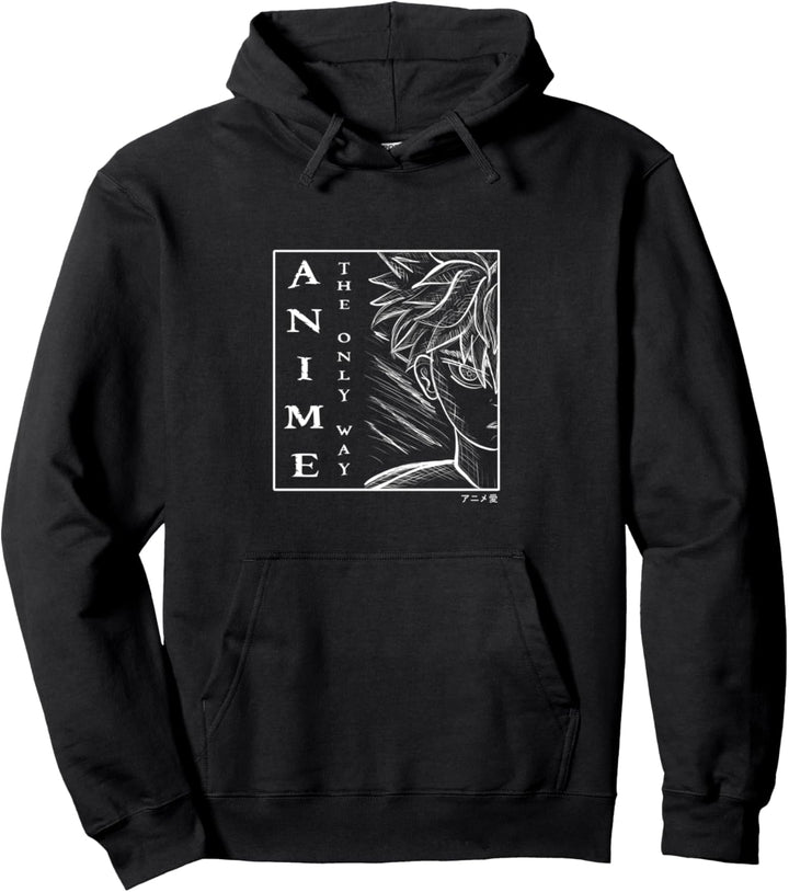 Anime, The only Way, Manga Kawaii Love Pullover Hoodie