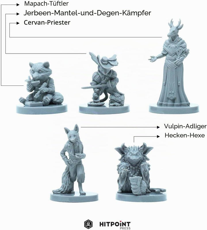 Hit Point Press HPP0M003 Humblewood Miniature: Humblefolk