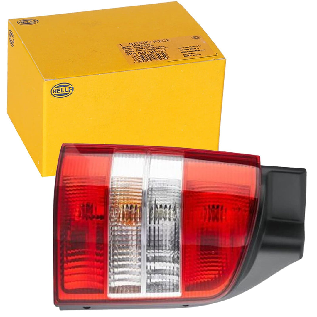 HELLA 2SK 008 579-131 Heckleuchte - Glühlampe - glasklar/rot - links - für u.a. VW T5 (7HB,7HJ,7EB,7