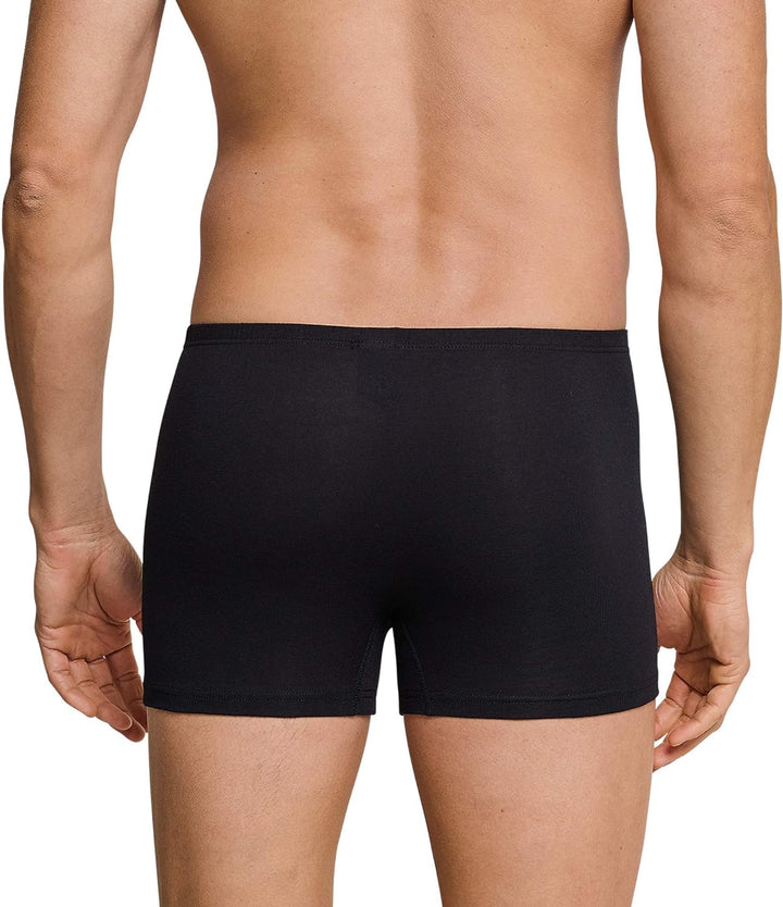 Schiesser Herren Boxershorts, 4er Pack (XL / (7), schwarz)