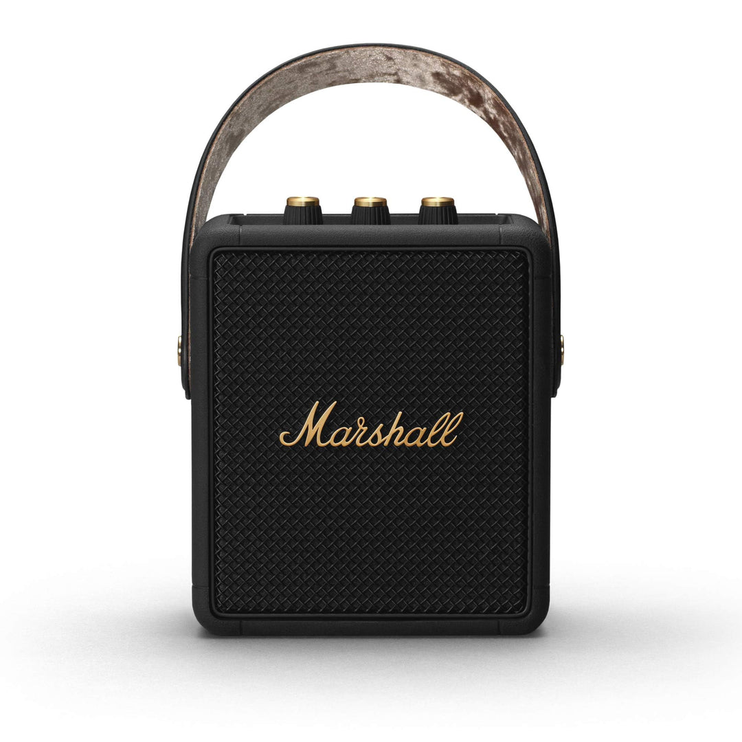 Marshall Stockwell II Portable Bluetooth Speaker - Black&amp;Brass Stockwell II Home Speaker Schwarz und