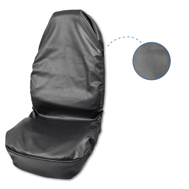 Werkstattschoner KUNSTLEDER mit SAB (Seitenairbag geeignet) Sitzschoner Sitzbezug Auto