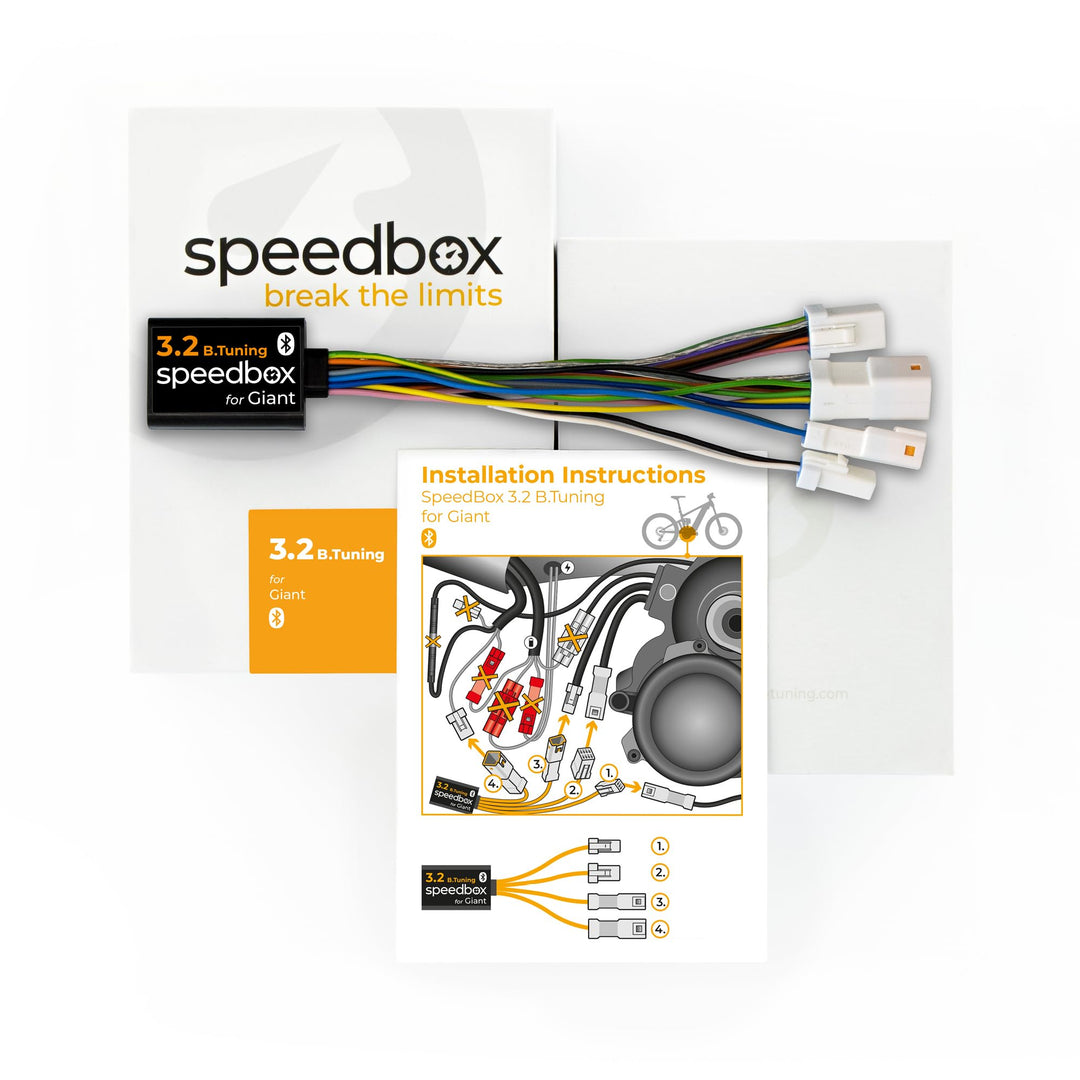SpeedBox 3.2 B.Tuning Kompatibel mit Giant E-Bikes/Tuning-Chip mit Bluetooth für SyncDrive-Motoren 2