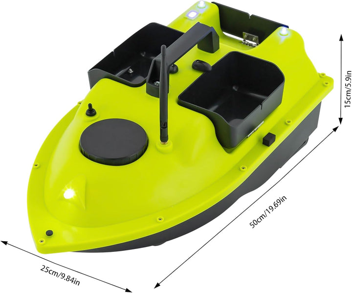 500M GPS Köderboot, GPS Köderboot, Sonar-Fathometer | 52W LCD Fischfinder, Echolot Angeln mit Fernst