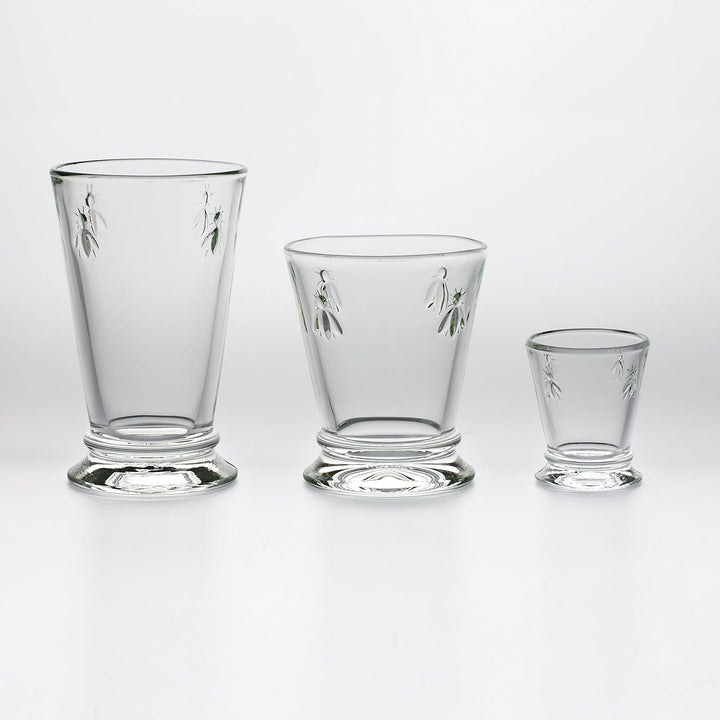 La Roche Bee FBA_43606701 Grosser Glas Becher, 10 Unzen, Packung von 6