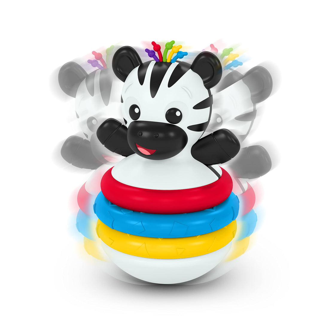 Baby Einstein, Stack &amp; Wobble Zen BPA-freies Beissring Spielzeug für das Lernen von Ursache und Wirk