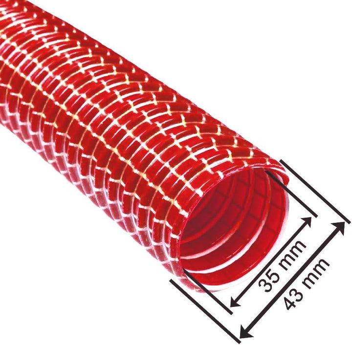 Gewebeschlauch 8 Meter kompatibel mit Hilti VC 20 VC 40 VC 60 VC 125 VC 150 Saugschlauch Fadenverstä