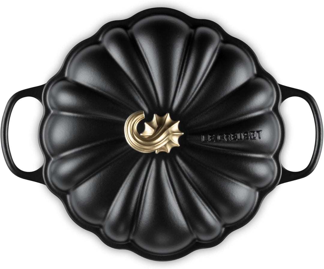 Le Creuset Emailliertes Gusseisen, Kürbis-Schmorpf, 2,75 qt, Lakritz Lakritze, Lakritze