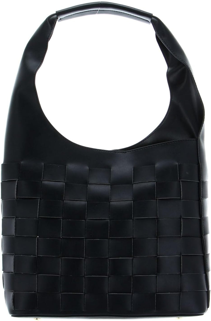 Seidenfelt SFM204 - Schultertasche 30 cm Black/Gold, Black/Gold