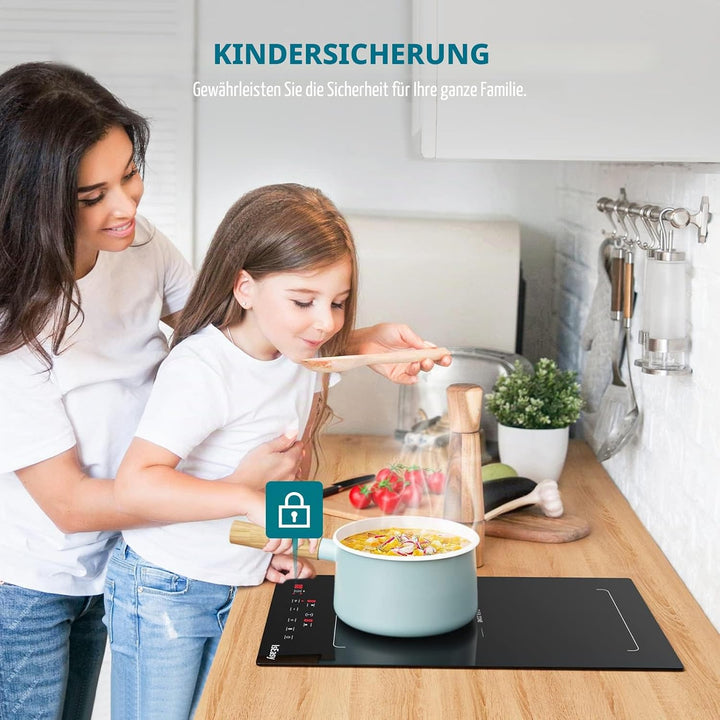Induktionsplatte mit Flex Zonen 2 Zonen-1, 2 Zonen-1