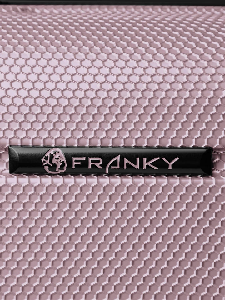 Franky Munich 4.0 Koffer Set | Trolley Hartgepäck - Handgepäck Koffer mit 4 Rollen Einer Dehnfalte,