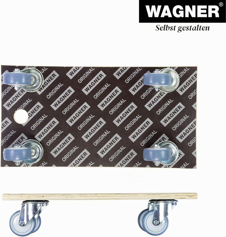 Wagner Transporthilfe MM 1085 I 57,5 x 30 x 12 cm - Tragkraft 400 kg - für schwer beladene Kisten, G