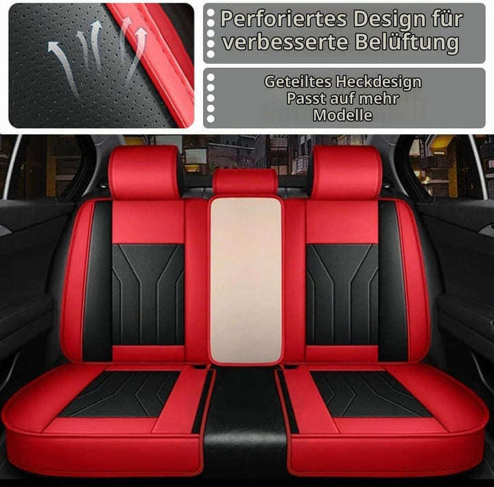 Wasserdicht Autositzbezüge Komplettes Set, Universell Passend Für 95% SUVs Car,Comfortable Wear-Resi